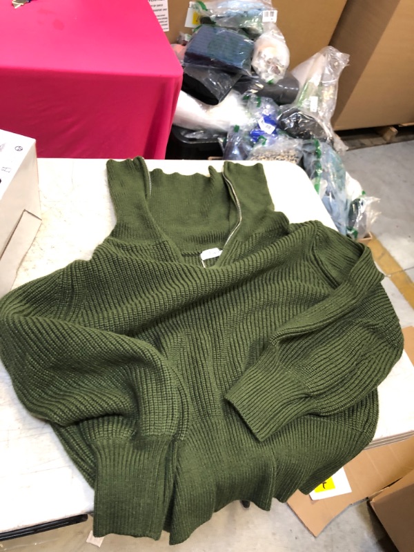 Photo 1 of ANRABESS Women's Crewneck Long Sleeve Oversized sweater size large 