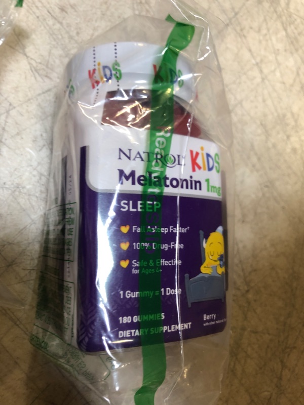 Photo 2 of Kids Melatonin Sleep Support Gummies Berry exp- 05/2024