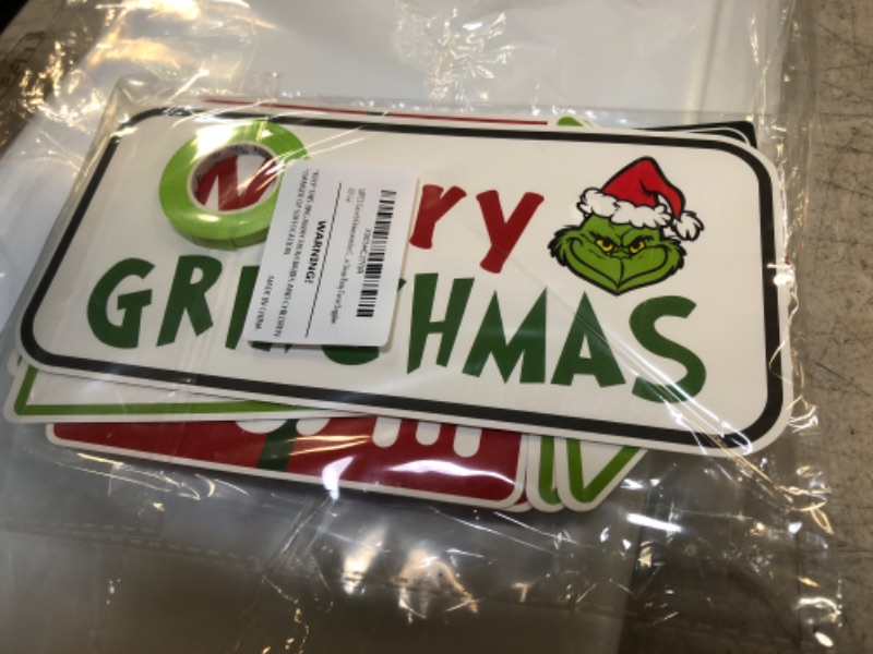 Photo 1 of 18 PIECE GRINCH ORNAMENT CHRISTMAS PARTY FAVOR SUPPLIES