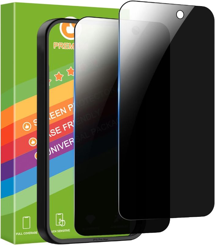 Photo 1 of Privacy Screen Protector Compatible with iPhone 