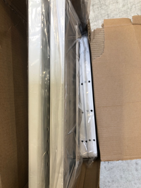 Photo 1 of SOFRON Expandable Cabinet Storage Shelf Stackable Organizer Rack for Kitchen Bathroom Pantry Spice Cupboard Coffee Countertop Home Office Desk Heavy Duty Nonslip White Large 2 Packs White 2 Packs Large - 10.2"W x (16.5"-27.1")L x 9.8"H