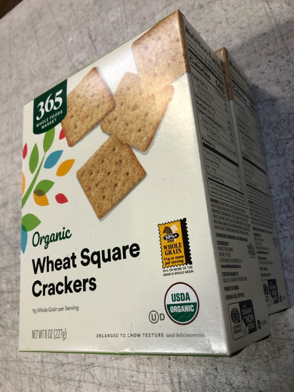 Photo 2 of 365 by Whole Foods Market, Organic Wheat Squares, 8 Ounce 2PACK 