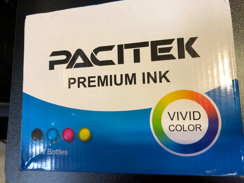 Photo 2 of PACITEK 502 Compatible Refill Ink Replacement for T502 Used for ET-2850 ET-2760 ET-3850 ET-3710 ET-3750 ET-3760 ET-4850 ET-4750 ST-2000 Printer (Black, Cyan, Magenta, Yellow) 4 pack