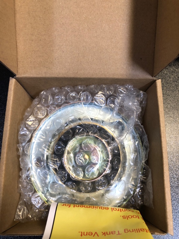 Photo 1 of Transfer Tank Vented Fuel Cap w/Threaded Neck,Diesel Tank Cap with 2 Inch Base,Fuel Venting Pressure Tank Cap for Diesel Transfer Tank,Fuel Transfer tank,Vented Fuel Storage Tank & Auxiliary Fuel Tank Gold