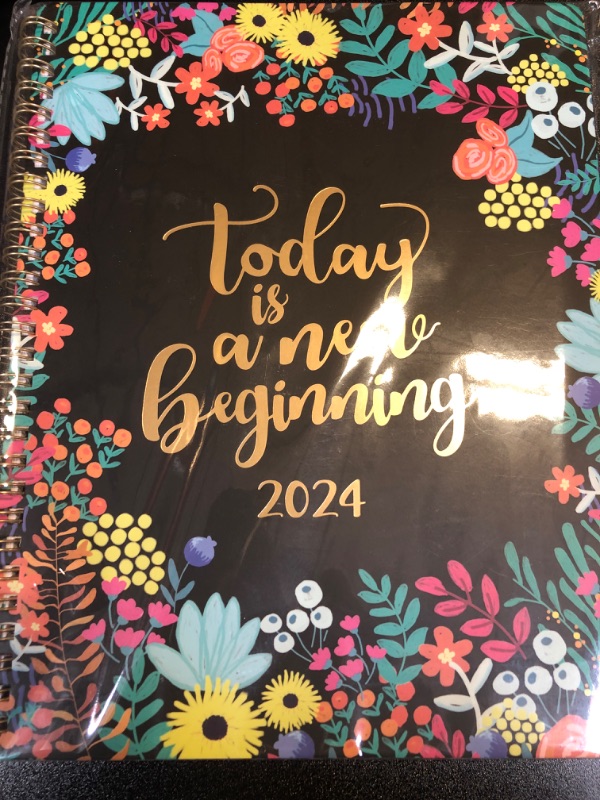 Photo 2 of Planner 2023-2024 - Academic Planner 2023-2024 from July 2023 - June 2024, Weekly & Monthly Planner with To-Do List, 8" x 10", Twin Wire Binding Perfect for Planning Your Home or Office Black