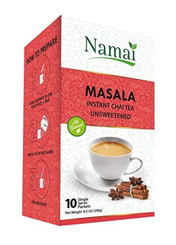 Photo 1 of  Namai Chai, Masala Unsweetened - Natural, Antioxidant, Digestive Health - 10 Single Servings BEST BY 5/2024