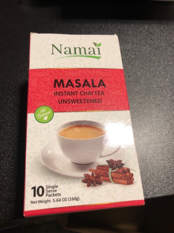 Photo 2 of  Namai Chai, Masala Unsweetened - Natural, Antioxidant, Digestive Health - 10 Single Servings BEST BY 5/2024