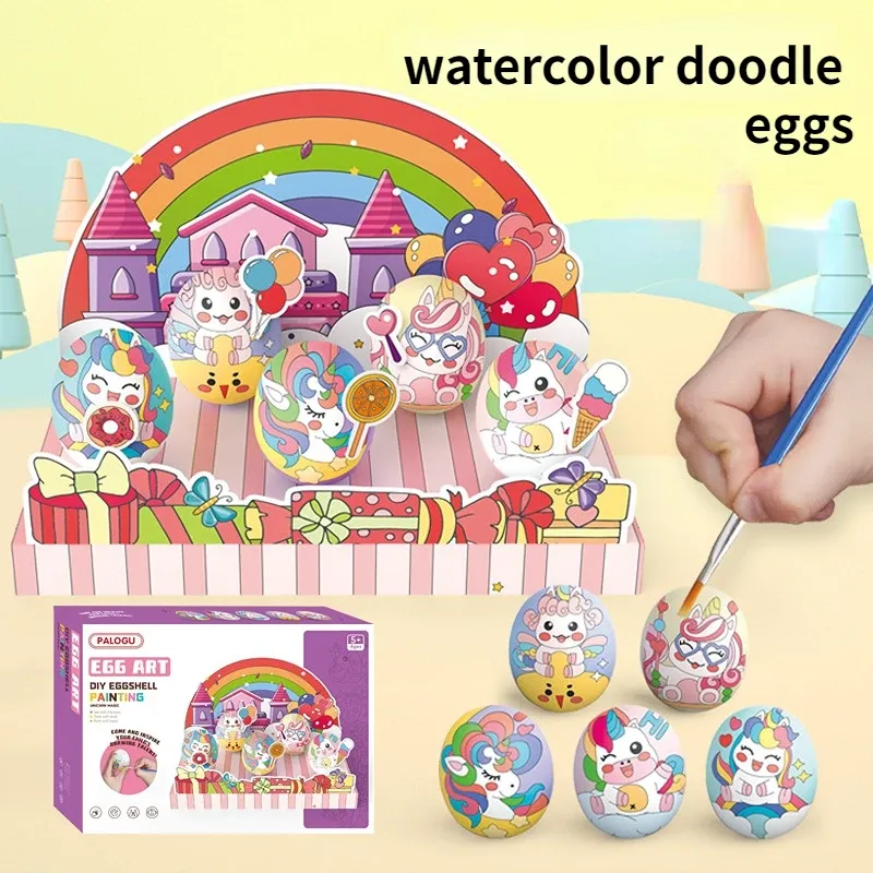 Photo 1 of Creative Simulation Hand-painted Eggshell Children's Kindergarten Toy Gift
