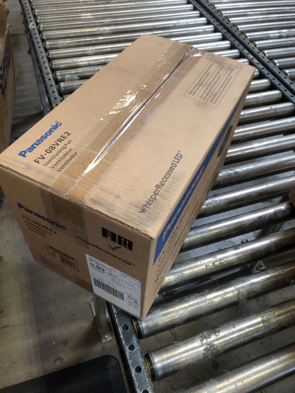 Photo 1 of Panasonic FV-08VRE2 WhisperRecessed LED Designer Fan - Bathroom Exhaust Fan with Recessed LED Light - Quiet Energy Star-Certified Ceiling Fan 80 CFM