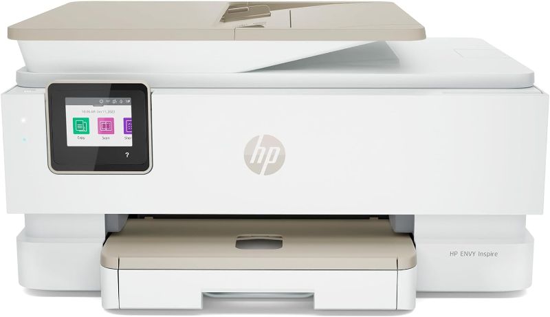 Photo 1 of HP ENVY Inspire 7955e Wireless Color Inkjet Printer, Print, scan, copy, Easy setup, Mobile printing, Best-for home, Instant Ink with HP+,White

