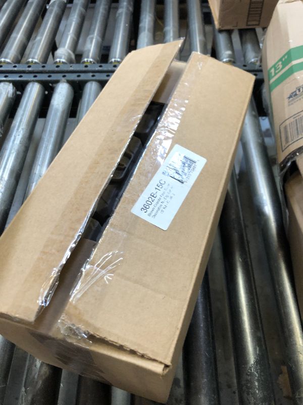 Photo 1 of EasyFlex No-Dig Landscape Edging with Anchoring Spikes, 2.7 in Tall Decorative Stone-Look Garden Border, 15 Foot Kit, Brown Brown 15 Foot