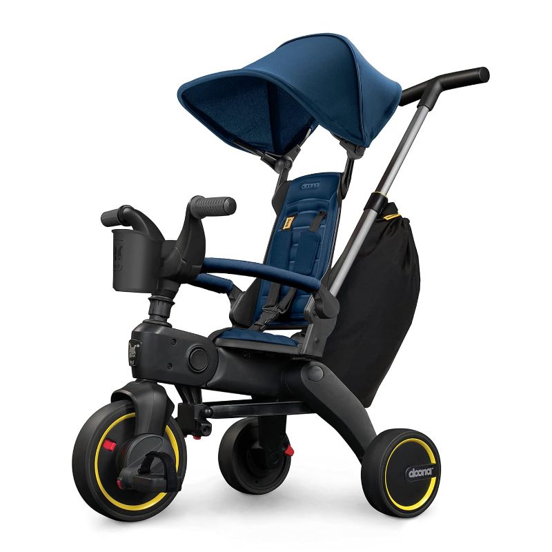 Photo 1 of Doona Liki Trike S3, Royal Blue - 5-in-1 Compact, Foldable Tricycle - Suitable for Toddlers 10 to 36 Months
