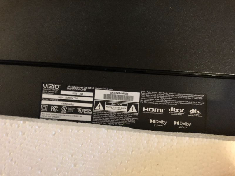 Photo 3 of VIZIO 50-Inch V-Series 4K UHD LED Smart TV with Voice Remote, Dolby Vision, HDR10+, Alexa Compatibility, V505-J09, 2022 Model
