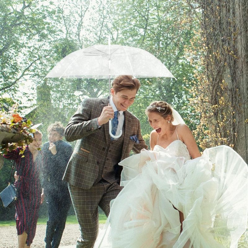 Photo 1 of 2 Clear Wedding Umbrella