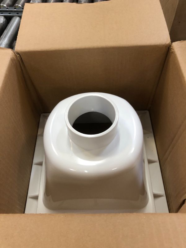 Photo 2 of Oatey 42721 Floor-Mounted Utility Sink with 3 in. Socket, White, Small