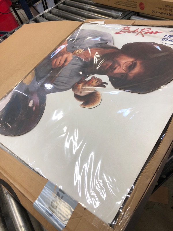 Photo 1 of Advanced Graphics Bob Ross & Friend Life Size Cardboard Cutout Standup Bob Ross & Friend One Size