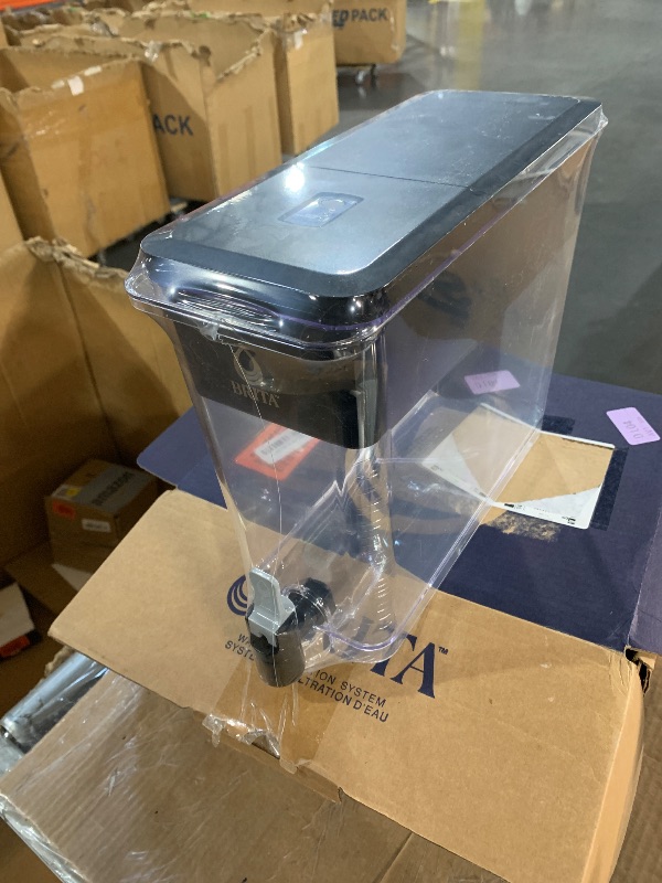 Photo 1 of ***MISSING FILTER DISPENSER FACTORY SEALED***Brita UltraMax Large Water Dispenser With Standard Filter, BPA-Free, Reduces Copper, Cadmium and Mercury Impurities, Lasts 2 Months or 40 Gallons, Includes 1 Filter, Kitchen Accessories, Large 27-Cup