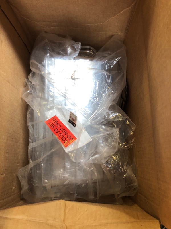 Photo 1 of BINO | Stackable Plastic Storage Bins - 8 Pack | THE STACKER COLLECTION | Multi-Use Organizer Bins | BPA-Free | Pantry Organization | Home Organization | Fridge Organizer | Freezer Organizer 8-Pack