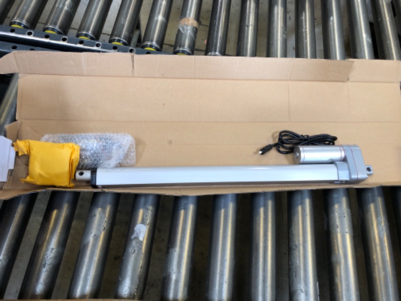 Photo 2 of 12V DC Stroke Linear Actuator 16 Inch 3000N/660lbs Maximum Lift with Remote Controller&Mounting Brackets Kit for Lifting