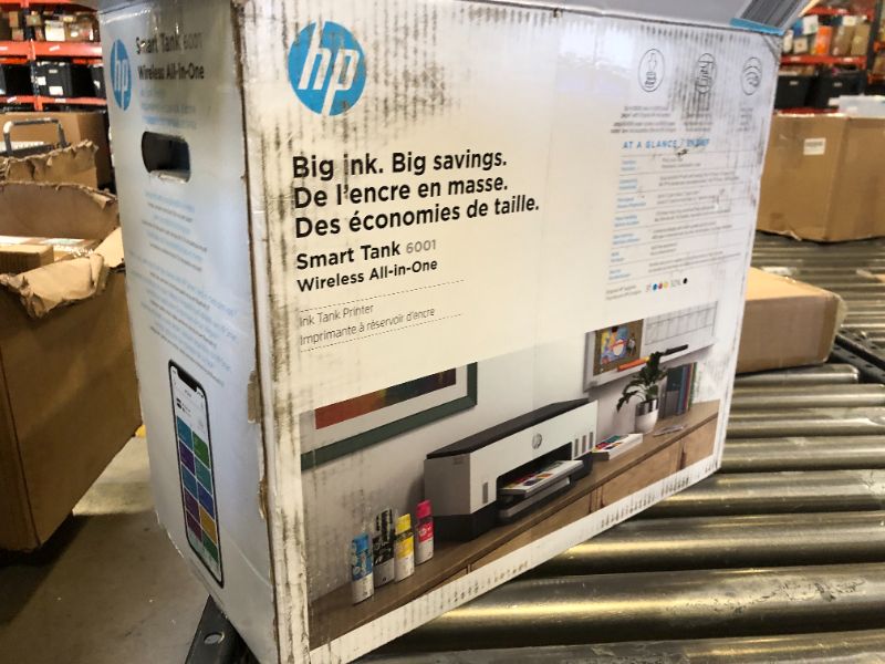 Photo 4 of HP Smart -Tank 6001 Wireless Printer mobile print, scan, copy (2H0B9A)