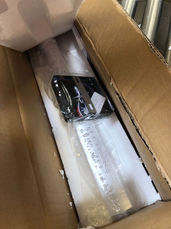 Photo 1 of Bubble Glass Wall Sconce,LED Dimmable Wall Mount Light Fixture for Bathroom Hallway Bedroom,Modern Indoor Wall Lantern in Matte Black Finish with Crystal Bubble Column