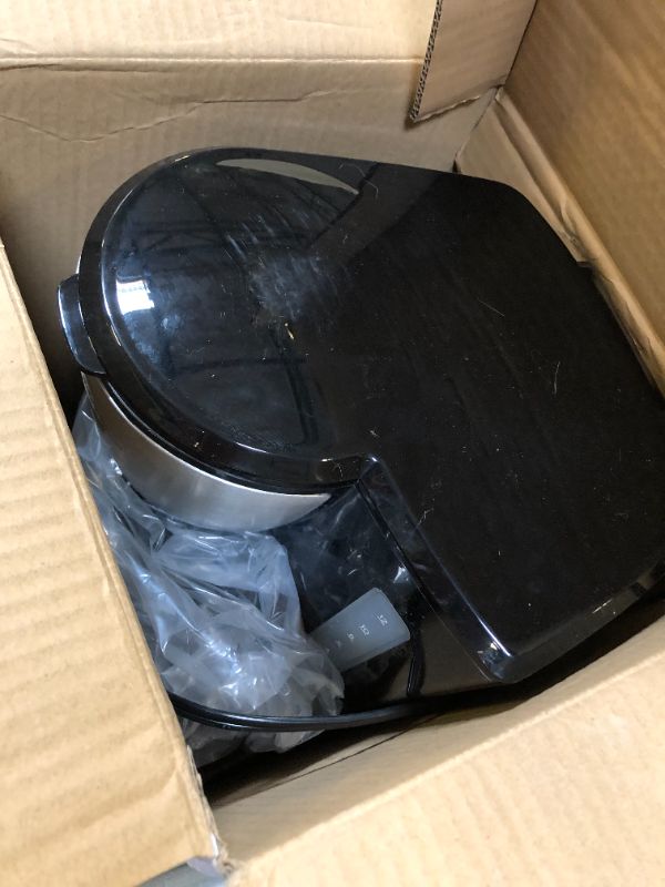 Photo 1 of BLACK+DECKER 12 Cup Thermal Programmable Coffee Maker with Brew Strength and VORTEX Technology, Black/Steel, CM2046S