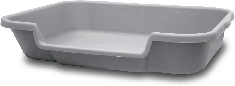 Photo 1 of Bunny Go Here Rabbit Litter Box by NE14pets Misty Gray Color USA Made! See Size Dimensions Drawing Prior to Ordering 24"x20"x5" Misty Gray