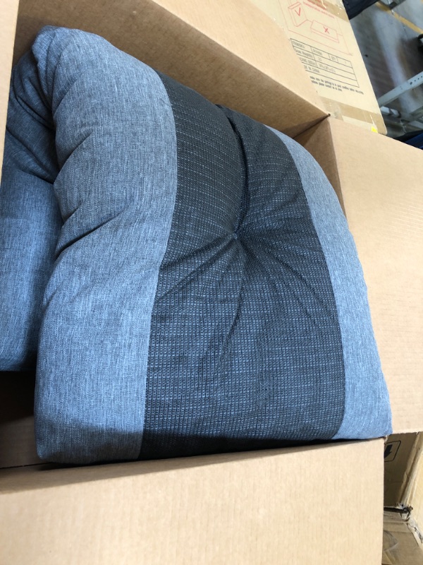 Photo 1 of  cushion - size 42x16 inches - grey 