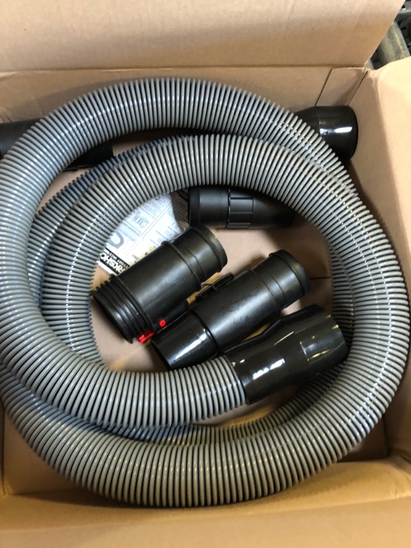 Photo 2 of WORKSHOP Wet/Dry Vacs Vacuum Accessories , 1-7/8-Inch x 10-Feet Heavy Duty Contractor WS17823A Wet/Dry Vac Hose for Wet/Dry Shop Vacuums
