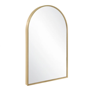 Photo 1 of Design House Maeve 30" x 20" Arched Flat Aluminum Wall Mounted Accent Mirror