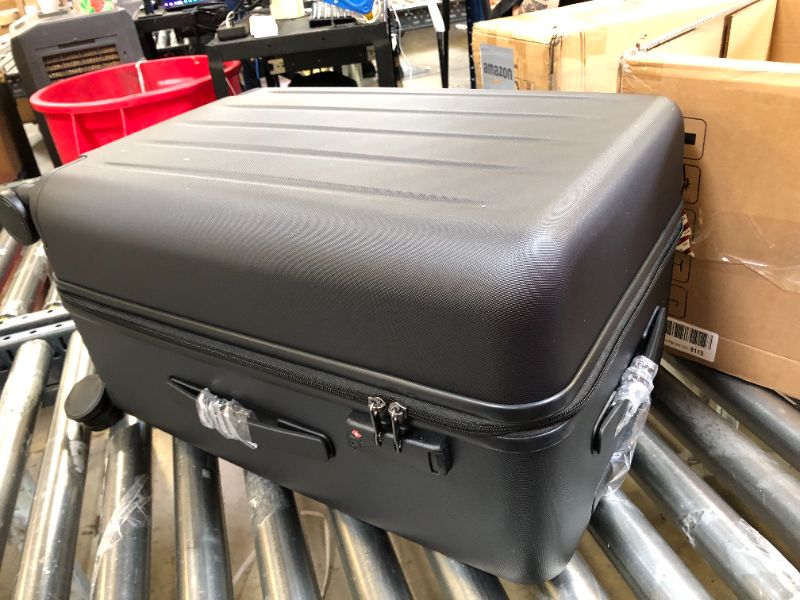 Photo 1 of NINETYGO Carry on Luggage 22 X 14 X 9 Airline Approved, 20 Inch Luggage for 3-5 Days Travel, Double Spinner Wheels, 100% Hardshell PC, TSA Lock (Midnight Black, Missouri)

