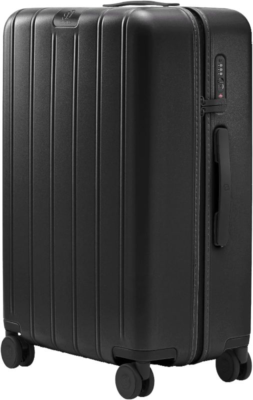 Photo 1 of NINETYGO Carry on Luggage 22 X 14 X 9 Airline Approved, 20 Inch Luggage for 3-5 Days Travel, Double Spinner Wheels, 100% Hardshell PC, TSA Lock (Midnight Black, Missouri)

