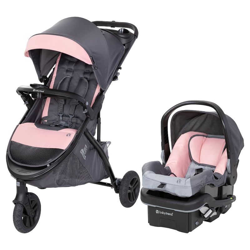 Photo 1 of Baby Trend Tango 3 All-Terrain Stroller Travel System, Ultra Pink
