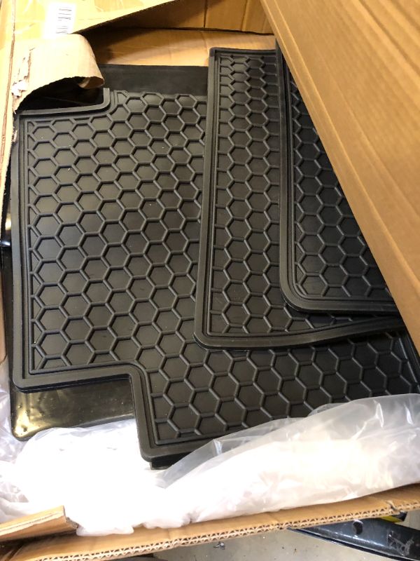 Photo 3 of GSPSCN 3pcs All-Weather Floor Mats for Tesla Model 3 2021 2022 2023 Upgraded 3D Waterproof Floor Mats Odorless Durable Anti-Scratch Floor Liners Interior Accessories (Set of 3) Set of 3 mats