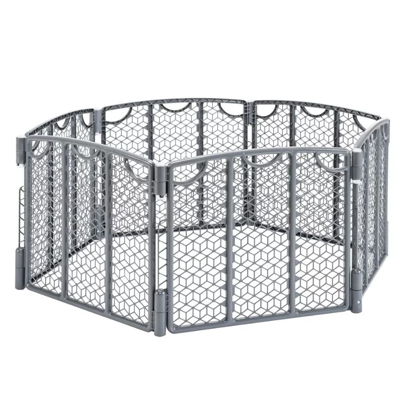 Photo 1 of Evenflo Versatile Play Space Adjustable Freestanding Play Space Gate, 6-Panels
