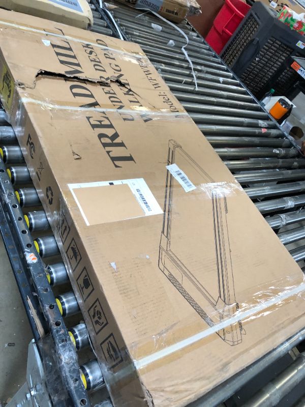 Photo 1 of Walking Pad Treadmill with Incline, Standing Under Desk Treadmill 300lbs Capacity 2.5HP Cardio Training, Portable Easy to Use and Move, Works with ZWIFT KINOMAP WELLFIT Apps, No Subscription Fees