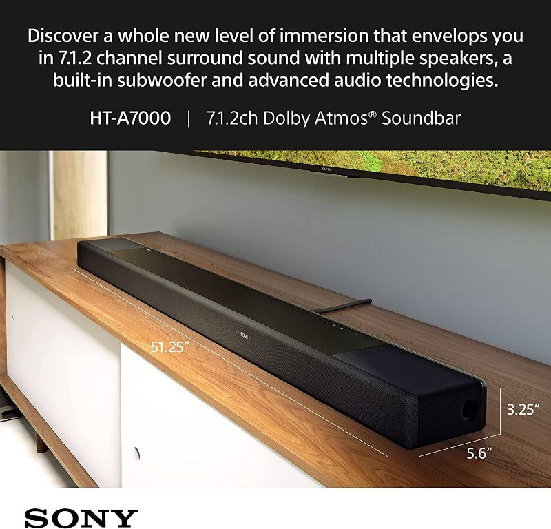 Photo 3 of (NON-REFUNDABLE) Sony 500W Virtual 7.1.2-Channel Soundbar