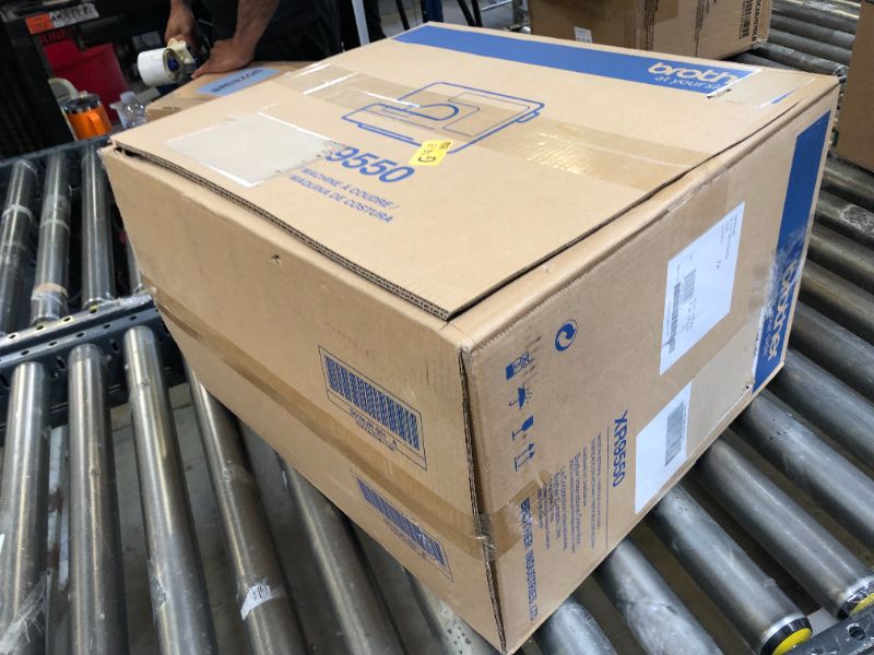 Photo 1 of Brother XR9550 Sewing and Quilting Machine, Computerized, 165 Built-in Stitches, LCD Display, Wide Table, 8 Included Presser Feet, 20x12x17, White XR9550 - New Model Machine