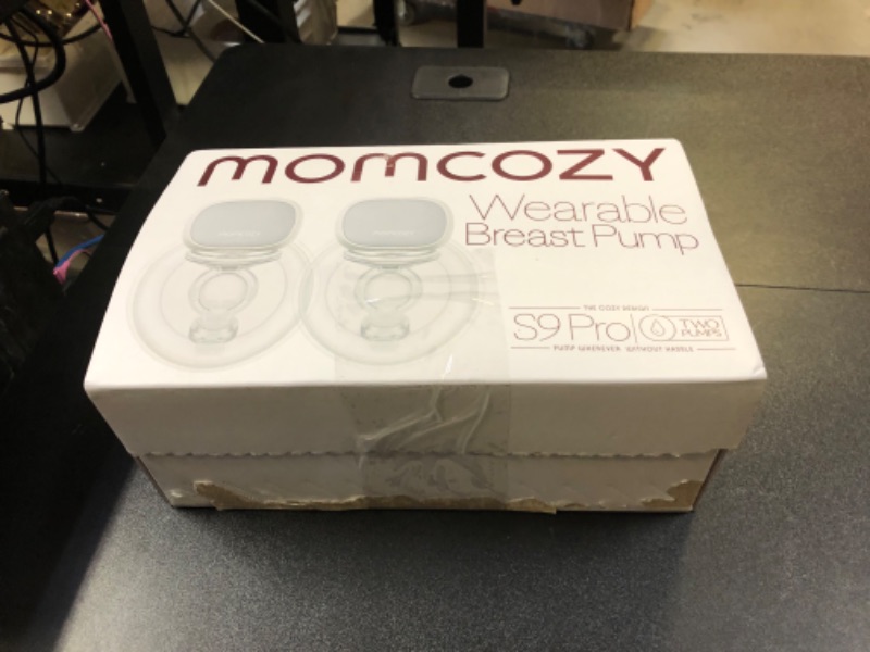 Photo 3 of Momcozy Hands Free Breast Pump S9 Pro Updated, Wearable Breast Pump of Longer Battery Life & LED Display, Double Portable Electric Breast Pump with 2 Modes & 9 Levels - 24mm, 2 Pack Pink 2 Count N-pink