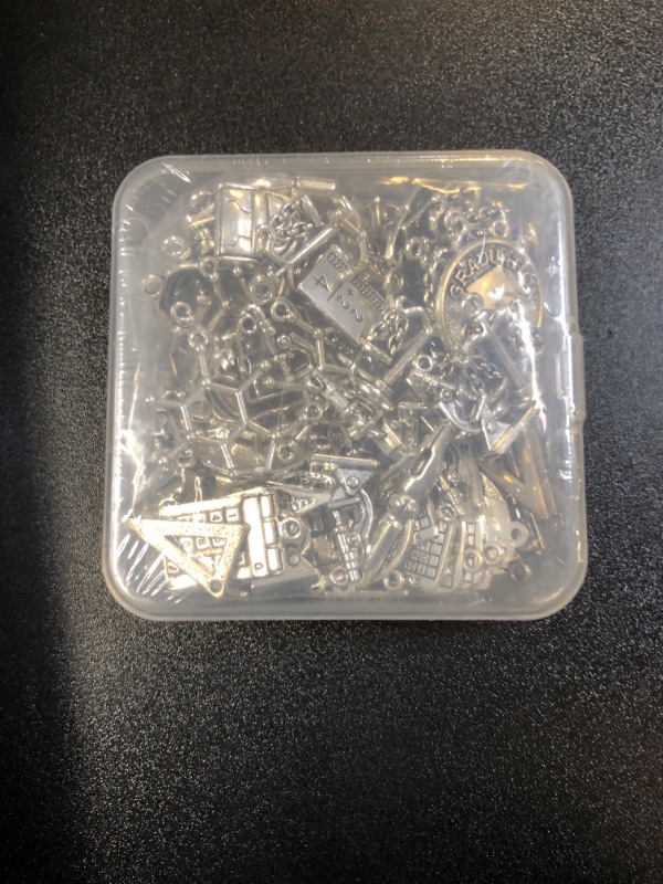 Photo 1 of DanLingJewelry 100pcs 10 Styles Tibetan Alloy Charms Dentist Theme Toothpaste Tooth Pliers Nurse Cap Charms for Jewelry Making DIY
