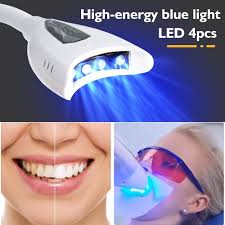Photo 1 of ANNWAH Teeth Whitening Lamp Professional - Zoom Teeth Whitening Machine with Adjustable Stand, Mobile Tooth Bleaching Accelerator System with Cold Blue Light for Personal Use/Bussiness