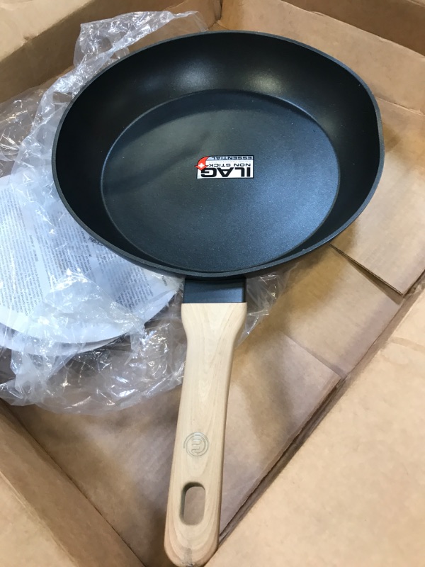 Photo 2 of MasterChef Nonstick Frying Pan 12 inch Skillet, Large Fry Pan for Cooking Eggs, Omelette etc, Stainless Aluminum Saute Pan, Non Stick, Induction Cooktop Compatible, Non Toxic, Dishwasher Safe Black 12 inch