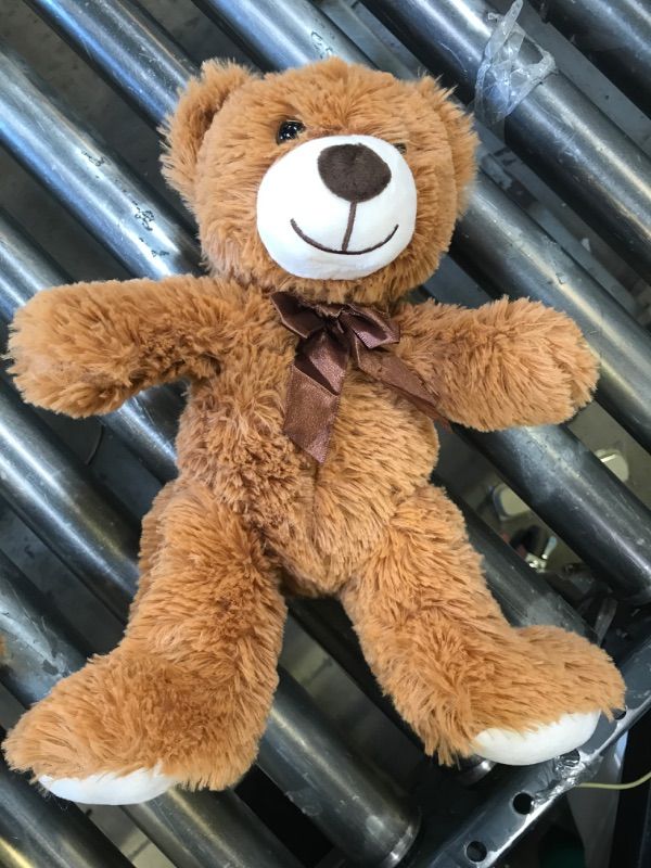 Photo 2 of MorisMos  Teddy Bears Bulk Stuffed Animals, Cute Small Teddy Bear Plush Toys, Little Stuffed Bear for Kids on Centerpiece Baby Shower, 14 Inches
