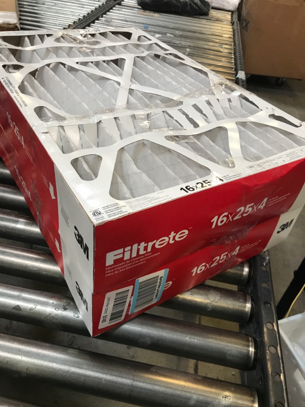 Photo 2 of 2Pack Filtrete ADP01-2PK-2 16x25x4 AC Furnace Air Filter, MPR 1000, Fits Honeywell and Lennox Devices, Micro Allergen Defense Deep Pleat