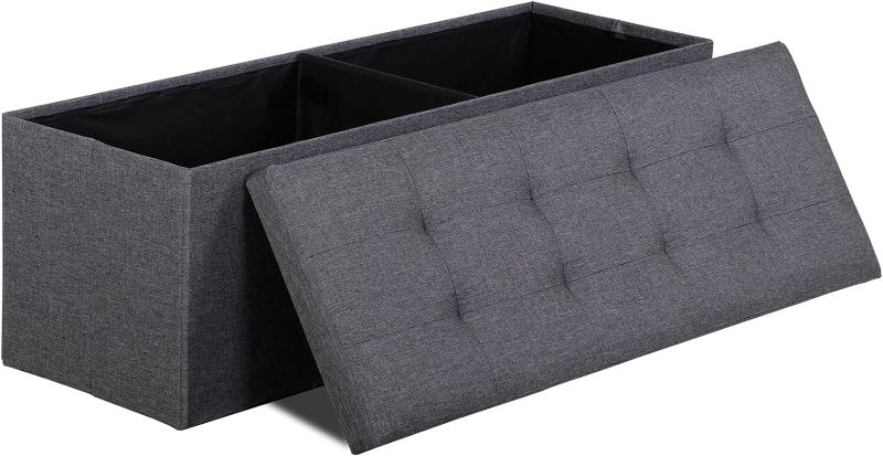 Photo 1 of  Folding Storage Ottoman Bench,