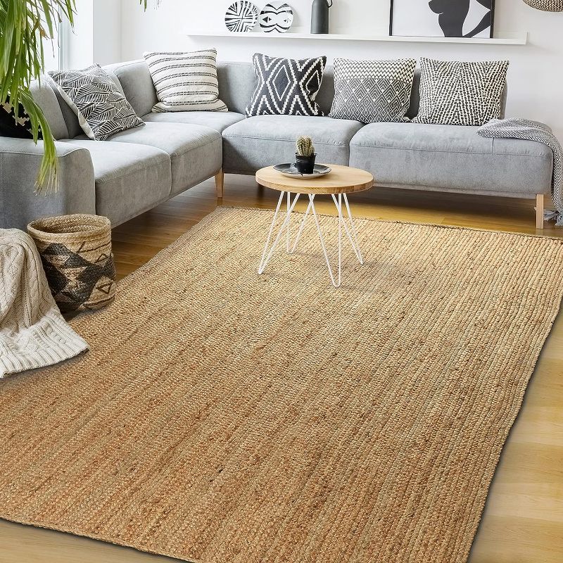 Photo 1 of  Handcrafted Farmhouse Jute Accent Rug