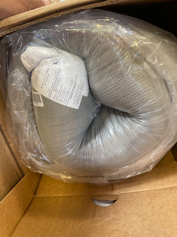 Photo 1 of Amazon Basics Cooling Gel Memory Foam Mattress, Medium-Firm, CertiPUR-US Certified, 12 inch, King Size, White/Gray King 12-inch Memory Foam Medium Feel