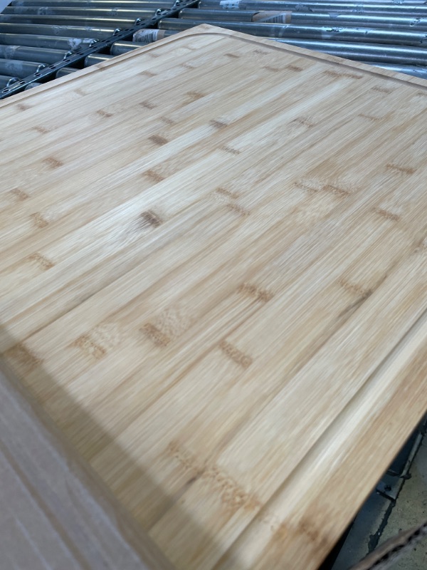 Photo 2 of 30 x 21 in Extra Large Bamboo Cutting Board and Stovetop Cover, Stove Top Cover Chopping Board with Detachable Legs and Juice Groove, Protector Board for Restaurant Kitchen Counter & Sink XXXL(30x21x3.3")