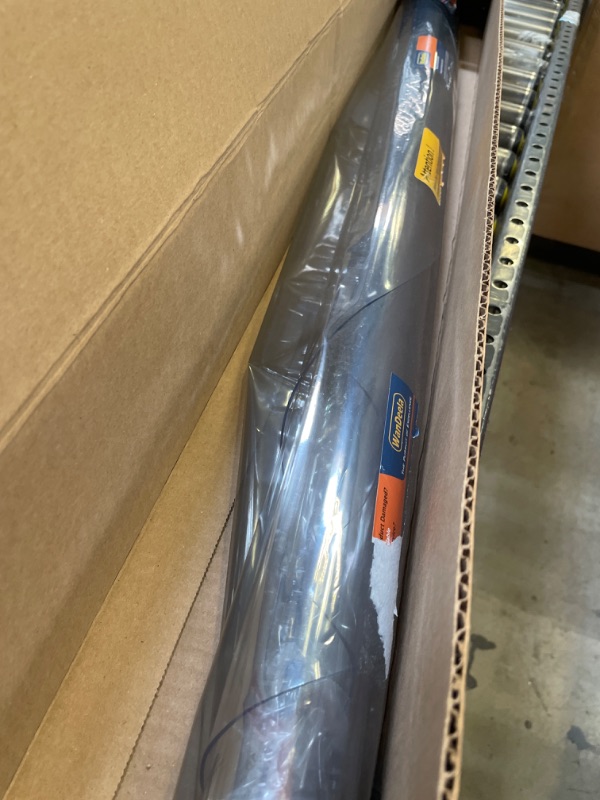 Photo 1 of 52 Inch Dia Round Clear Table Cover Protector Clear Circle Table Protector Plastic PVC Vinyl Tablecloth Cover Protective Easy Clean Dining Coffee End Tabletop Protector Wipeable Water Resistant Round ROUND 52" Dia Round New Clear