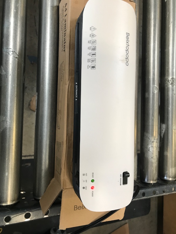Photo 1 of Laminator, A4 Laminator Machine, 13 Inch Thermal Laminator Machine, 4 in 1 Personal Desktop Cold Laminator with Paper Cutter and Corner Rounder 15 Laminating...
